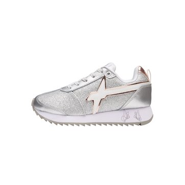 basket adidas paillette argent