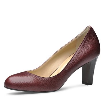 escarpin rouge bout rond