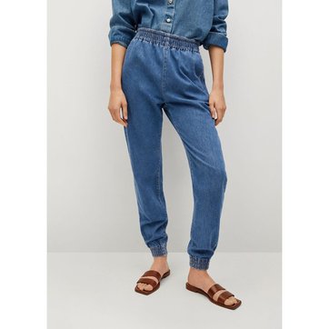 Jean Droit Taille Elastique Femme La Redoute