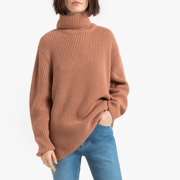 Jersey con cuello vuelto de punto grueso LA REDOUTE COLLECTIONS