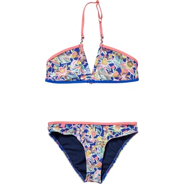 Ensemble 3 Pièces Maillot De Bain Ado Fille 8-18 Ans - Shorts Tanga Haut Corset Bikini Plage Piscine Vacances