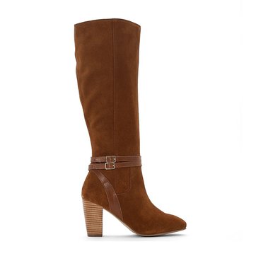 Bottes cuir bi,matière à double boucles Bottes cuir bi,matière à double boucles