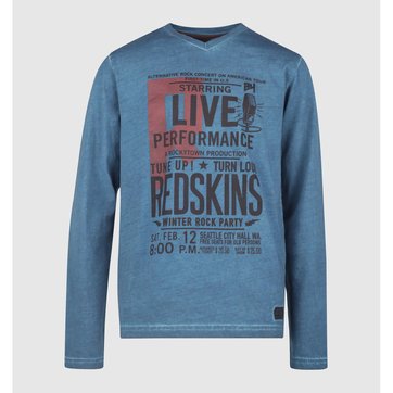 bleu Sam le Pompier Gar/çon Tee-shirt manches longues 2016 Collection