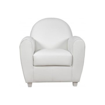 Fauteuil Cuir Blanc La Redoute