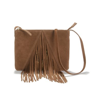Bolso de piel con flecos LA REDOUTE COLLECTIONS