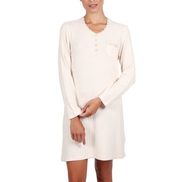 Chemise De Nuit Manches Longues La Redoute