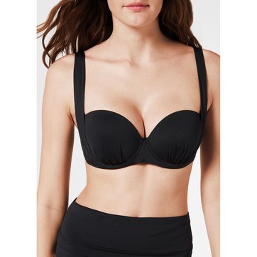CALZEDONIA Femme Maillot Push Up Rembourr/é Bandeau Marlene