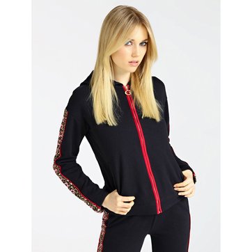 Veste molleton femme noire Veste molleton femme noire