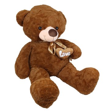 peluche petit ours brun musicale