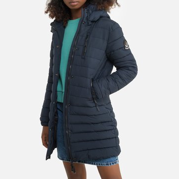 Manteau Long Bleu Marine Femme La Redoute