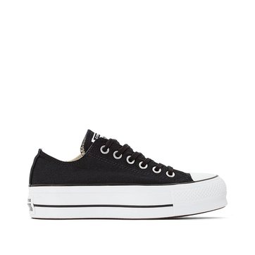 converse plateforme noire haute