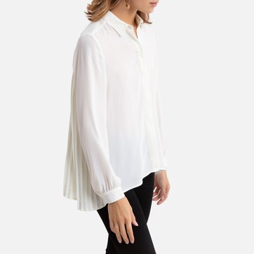 Camisa de mangas compridas, plissado atrás ONLY