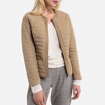 doudoune beige femme