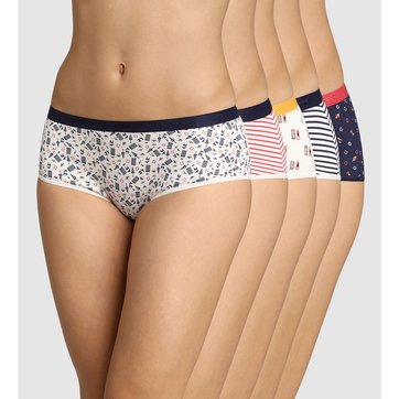 Lot de 5 boxers pockets coton DIM
