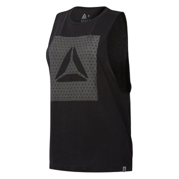 Top de desporto com gola redonda REEBOK