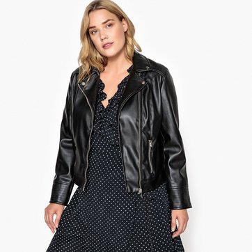 Veste en cuir grande taille pour femme Veste en cuir grande taille pour femme