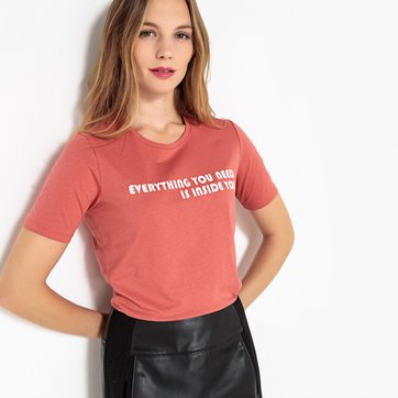 T-shirt com mensagem LA REDOUTE COLLECTIONS