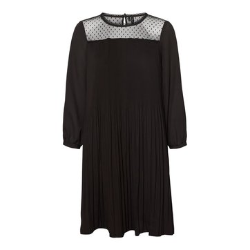Plisseekleid, ausgestellte Form, Ausschnitt mit Spitzendetails VERO MODA