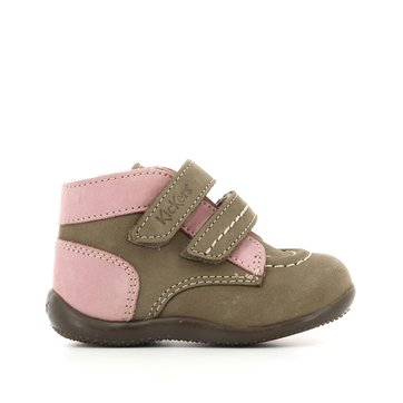 Botas em pele com presilha autoaderente, Bonkro Botas em pele com presilha autoaderente, Bonkro KICKERS
