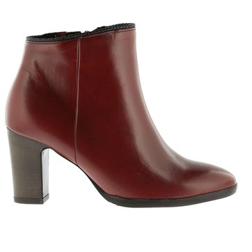 bottine rouge pas cher