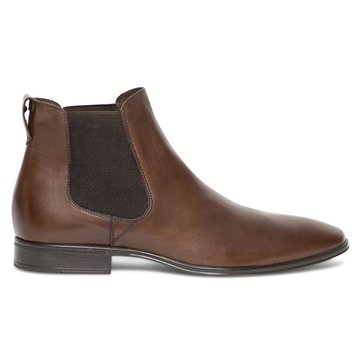 bottines homme nubuck camel