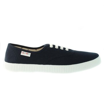 basket toile femme bleu marine