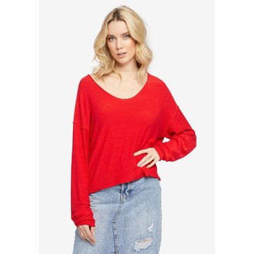 Pull fin rouge femme | La Redoute Pull fin rouge femme | La Redoute