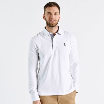 Polo Blanc Manche Longue Homme La Redoute