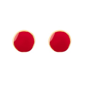 Boucle D Oreille Rouge La Redoute