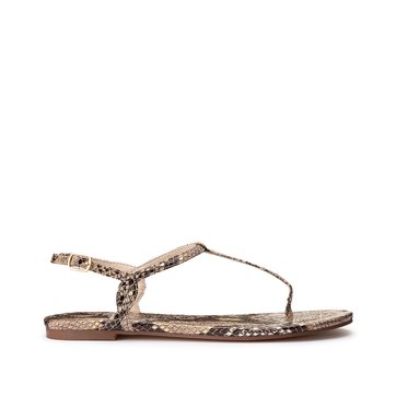 Sandales talon plat LA REDOUTE COLLECTIONS