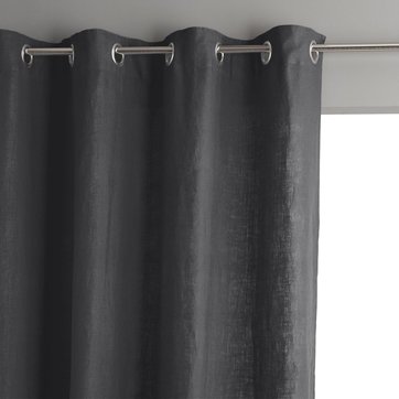 Rideau Lin Gris Anthracite La Redoute