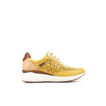 basket jaune moutarde femme