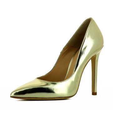 escarpin couleur or