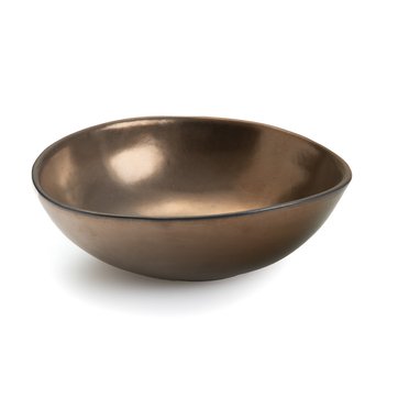 4 Suppenteller Doria, emailliertes Steingut in Metallic-Optik AM.PM