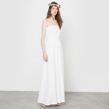 Vestido de novia largo, forma corpiño LA REDOUTE COLLECTIONS