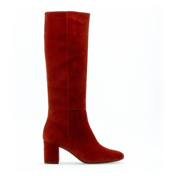 bottes rouges femme