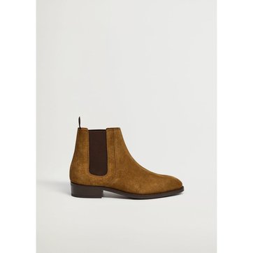 bottines daim mango