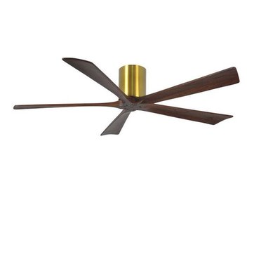 Ventilateur de plafond Irene 5H 132cm Nickel Noyer Ventilateur de plafond Irene 5H 132cm Nickel Noyer