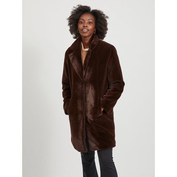 Manteau long femme fourrure synthétique Clearance