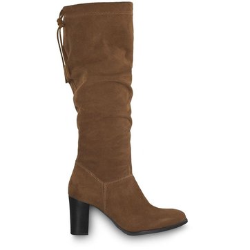 bottes femme cognac