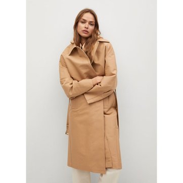 trench coton femme