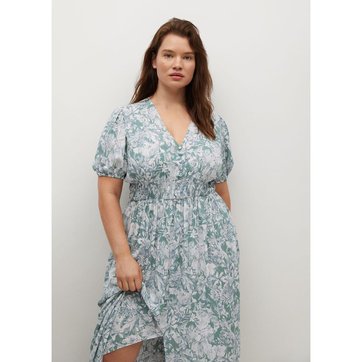 mango robe longue verte