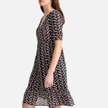 Vestido curto estampado SEE U SOON