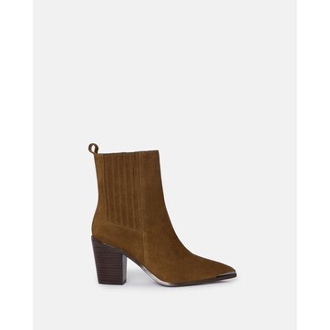 bottines velours femme