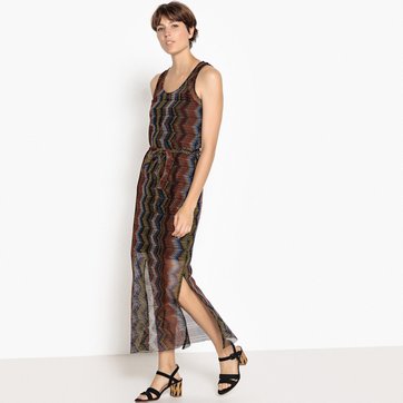 Vestido recto y estampado, largo y sin mangas LA REDOUTE COLLECTIONS