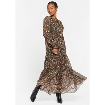 maxi robe fleurie