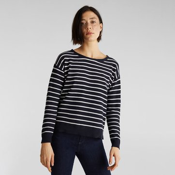 Matrosenpullover aus Bio-Baumwolle ESPRIT