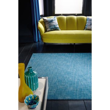 Tapis bleu lagon