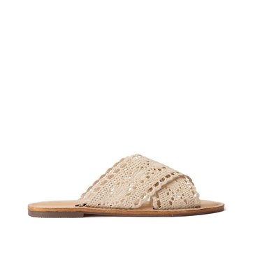 Mules croisées en crochet LA REDOUTE COLLECTIONS