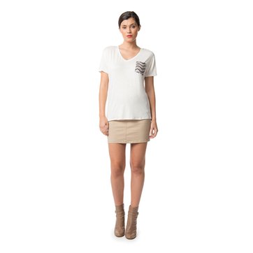 T-shirt lisa com gola redonda, mangas curtas BEST MOUNTAIN